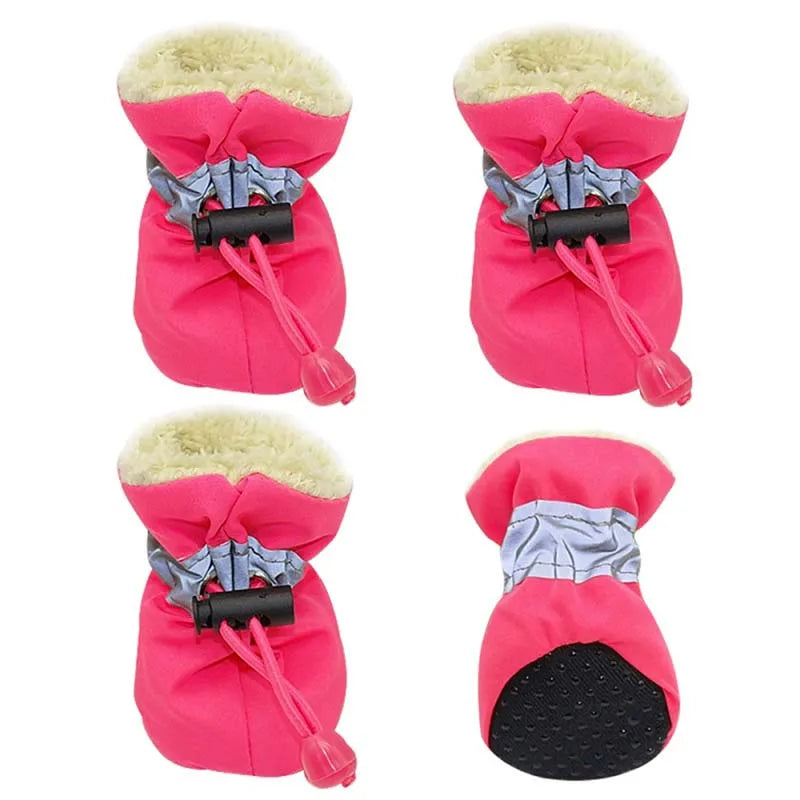 Zapatos para maskotas mas frioleras, con forro interior, antideslizantes e impermeables