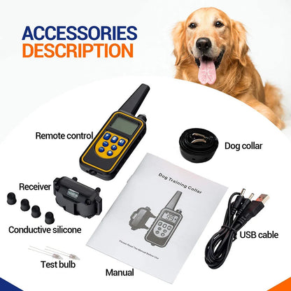 Collar eléctrico de entrenamiento para perros