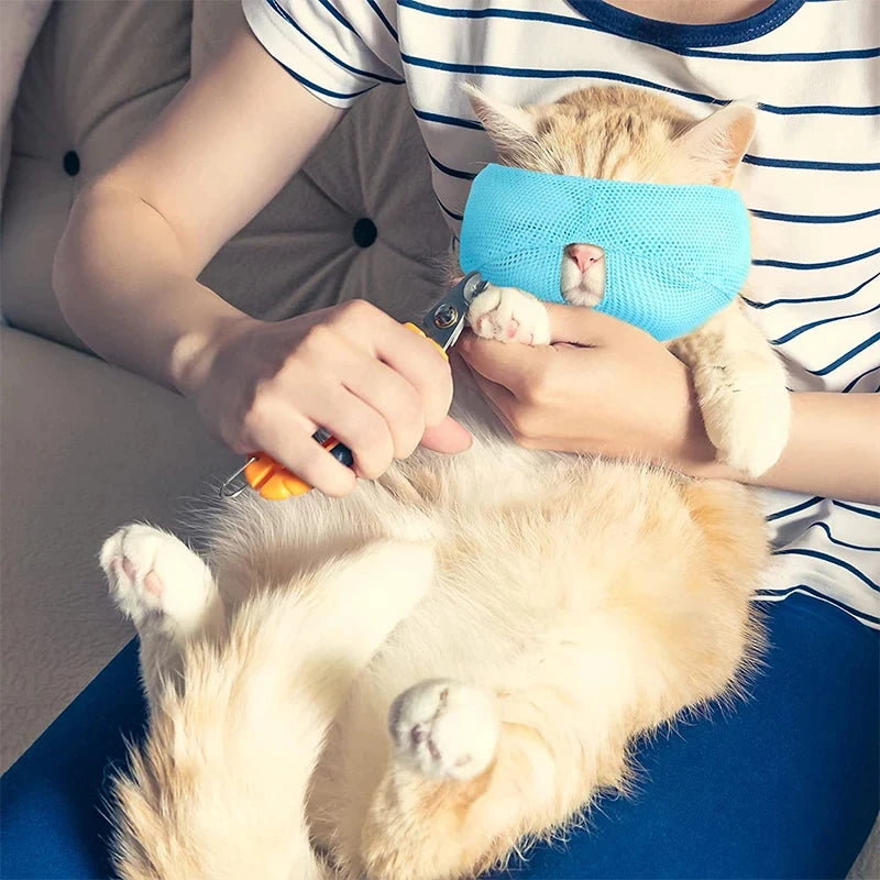Bozal transpirable para gatos