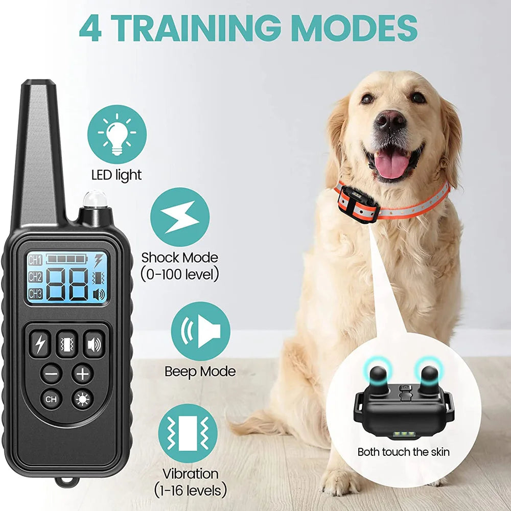 Collar eléctrico de entrenamiento para perros