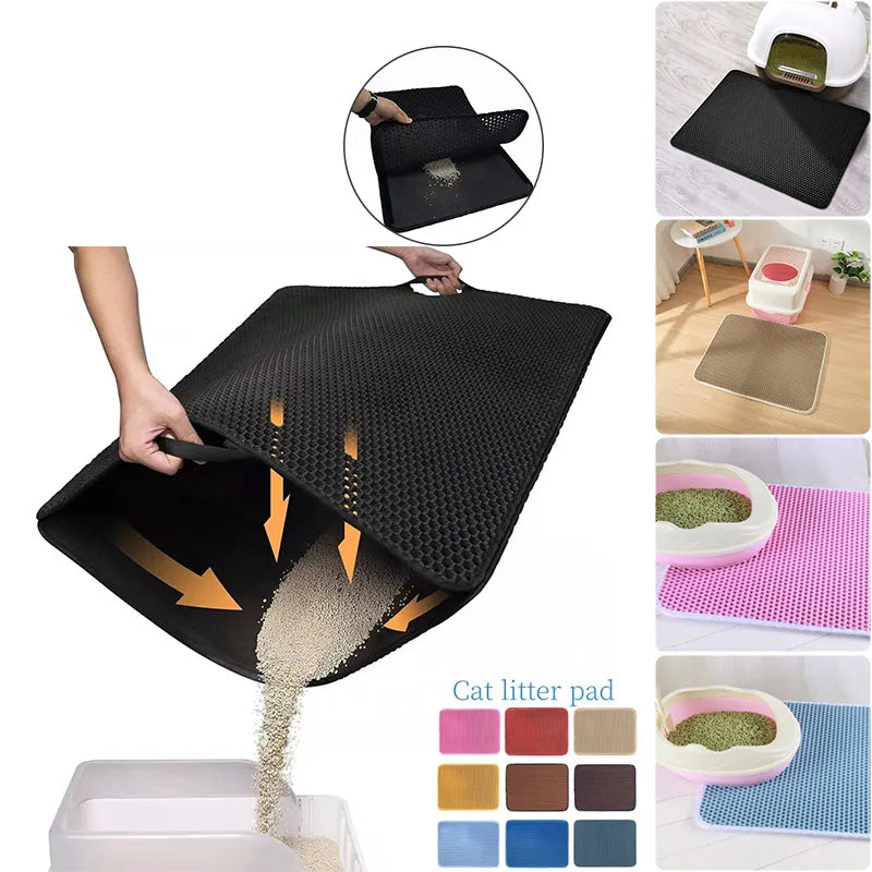 Arena para gatos, almohadilla de EVA de doble capa.