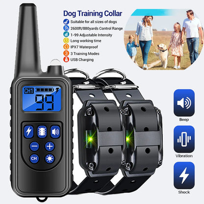 Collar eléctrico de entrenamiento para perros