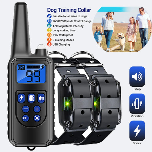 Collar eléctrico de entrenamiento para perros