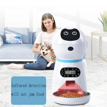 Alimentador automático para maskotas, con control remoto y temporizador